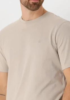 beige scotch & soda t-shirt seasonal core - regular fit lo