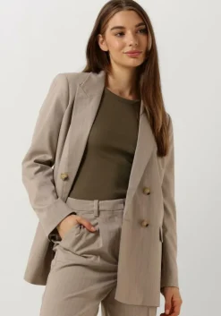 beige second female blazer pinnia blazer