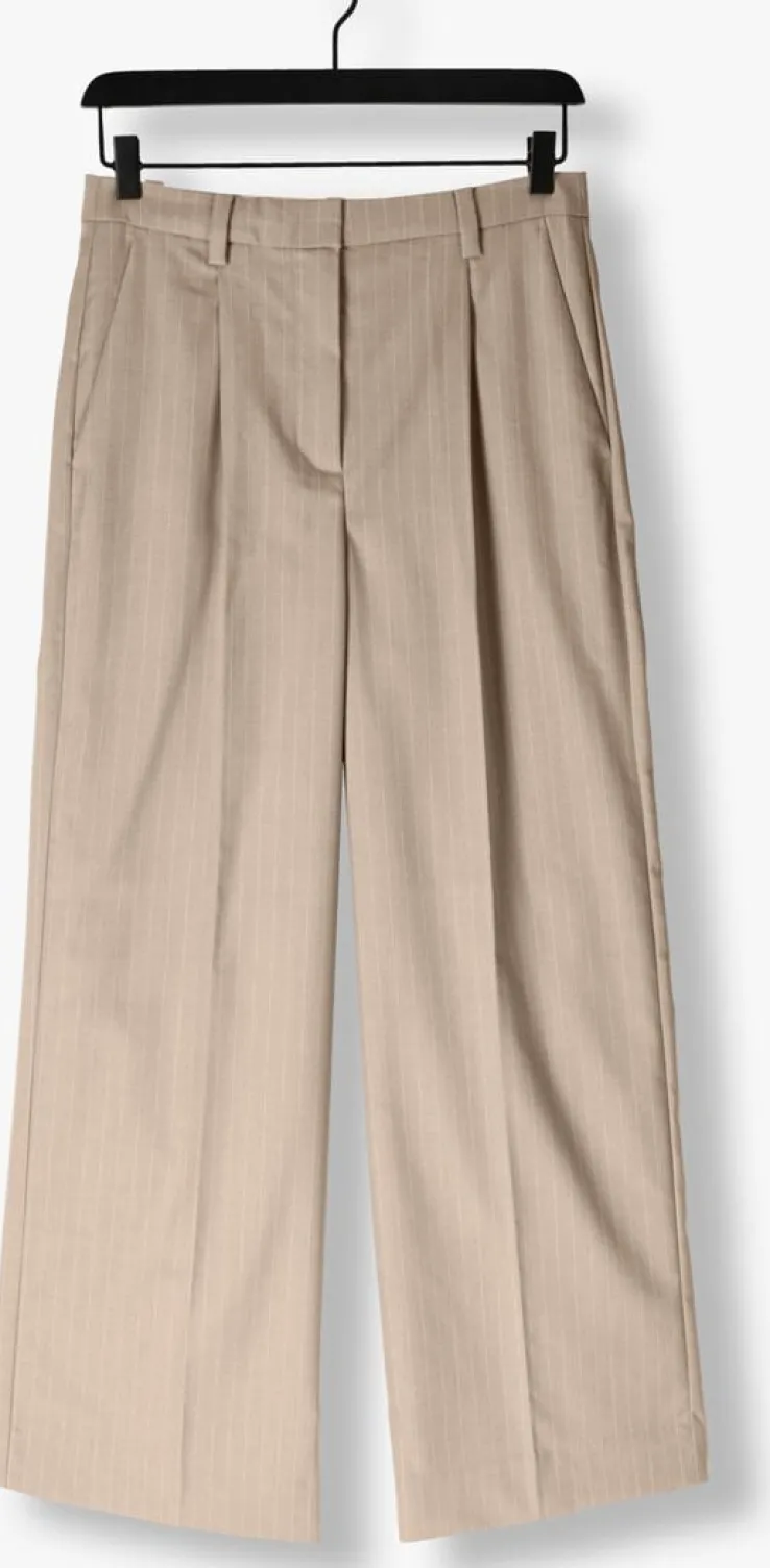 beige second female pantalon pinnia trousers