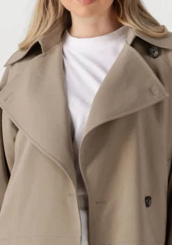 beige second female trenchcoats silvie trench jacket