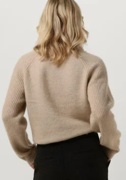 beige second female trui brookline knit new o-neck