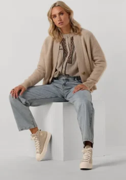 beige second female vest brooklyn knit cardigan