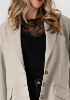 beige selected femme blazer slfrita-paxa ls oversized blazer