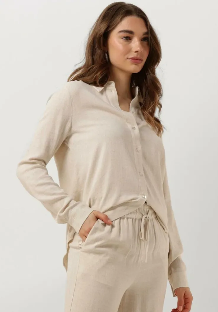 beige selected femme blouses slfviva ls shirt