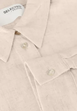 beige selected femme blouses slfviva ls shirt