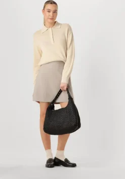 beige selected femme minirok slfrita mw short skirt mel