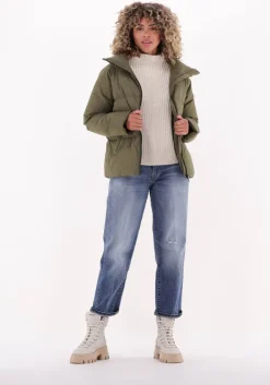 beige selected femme trui selma ls knit pullover b