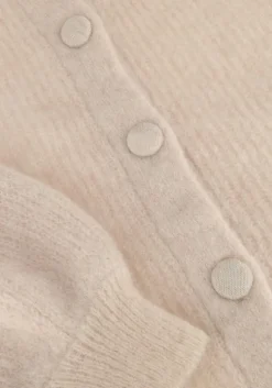 beige selected femme vest slfsia ras ls knit pocket