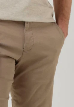 beige selected homme chino slh175-slim new miles flex pant noos