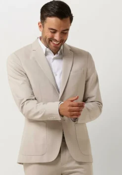 beige selected homme colberts slhslim-delon jersey blz flex noos