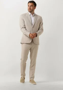 beige selected homme colberts slhslim-delon jersey blz flex noos