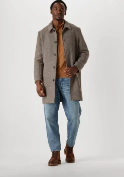 beige selected homme mantel slharchive car coat