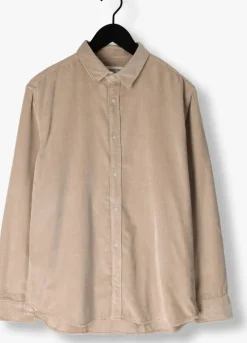 beige selected homme overshirt slhregowen-cord shirt ls w