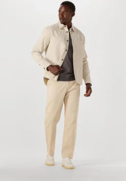 beige selected homme pantalon slhregular harry twill pant