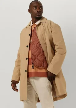 beige selected homme regenjas slhdalton mac coat w