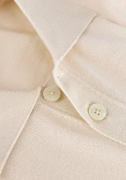 beige selected homme trui slhtray ls knit merino polo