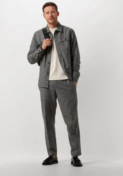 beige selected homme trui slhloop ls knit crew neck