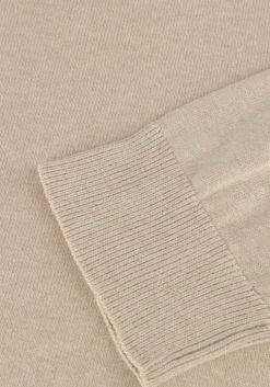 beige selected homme trui slhberg crew neck noos