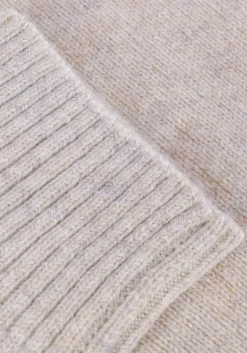 beige selected homme trui newcoban lambs wool crew neck w