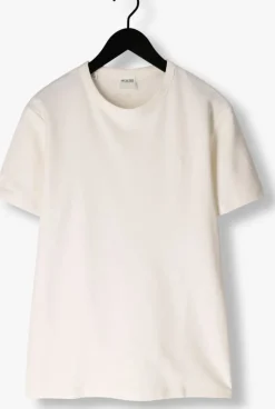 beige selected homme t-shirt slhjoseph pique o-neck tee