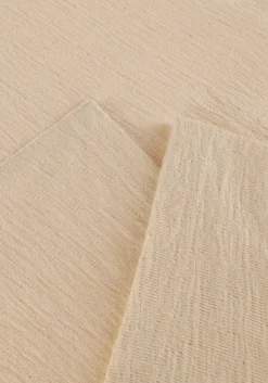 beige selected homme t-shirt slhloossaul slub ss o-neck tee