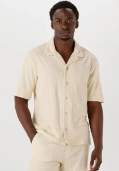 beige shiwi casual overhemd men ted short sleeve geo sun