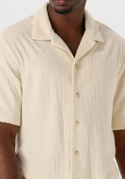 beige shiwi casual overhemd men ted short sleeve geo sun