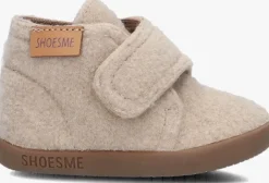 beige shoesme lage sneakers hs24w020