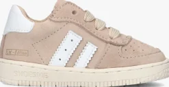 beige shoesme lage sneakers bn25s002