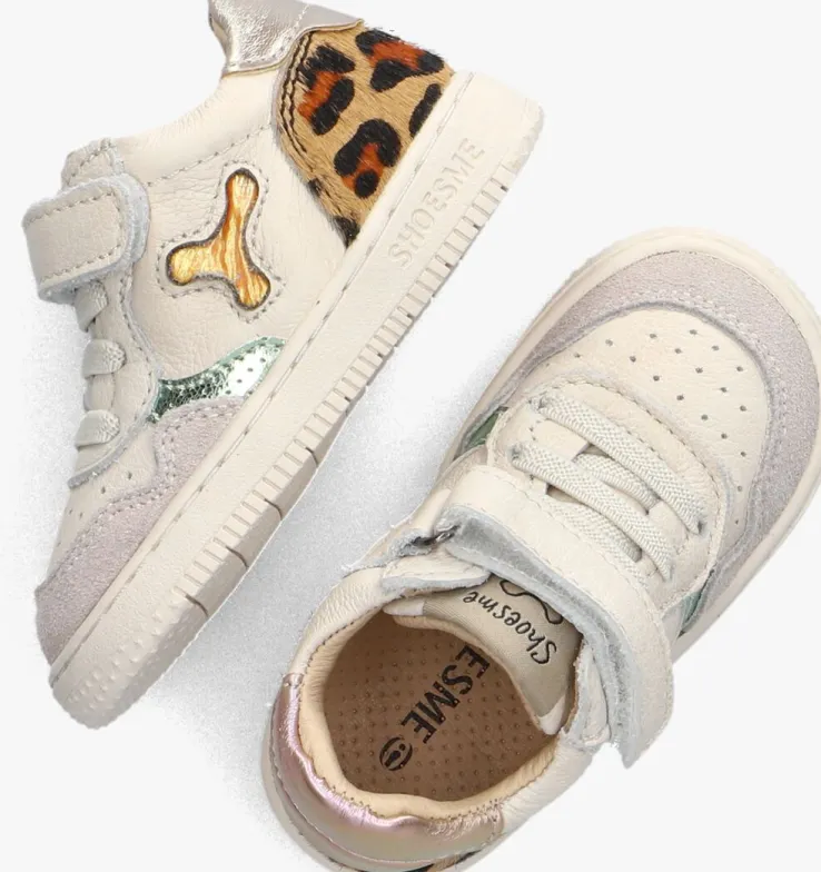 beige shoesme lage sneakers bn24s012