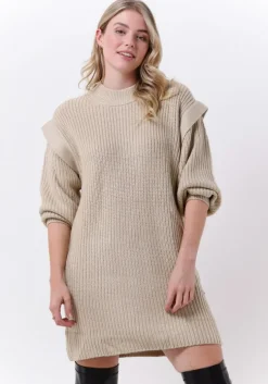 beige silvian heach mini jurk dress kodam