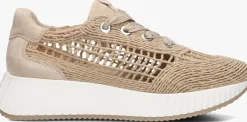 beige softwaves lage sneakers 8.95.04
