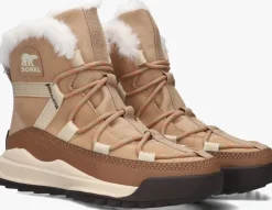 beige sorel snowboots ona rmx