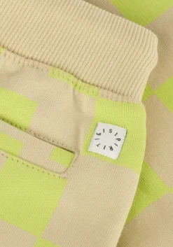 beige sproet & sprout korte broek shorts block print