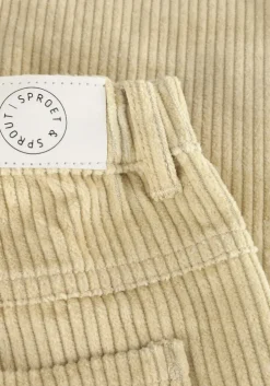beige sproet & sprout pantalon corduroy pants