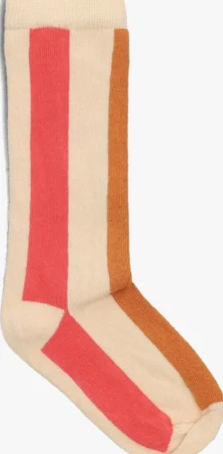 beige sproet & sprout sokken socks stripes nectarine