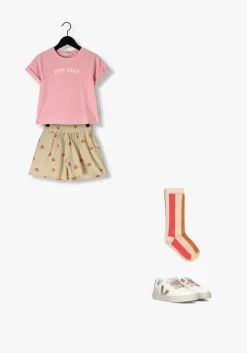 beige sproet & sprout sokken socks stripes nectarine