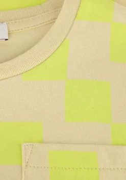 beige sproet & sprout t-shirt t-shirt pocket blocks print