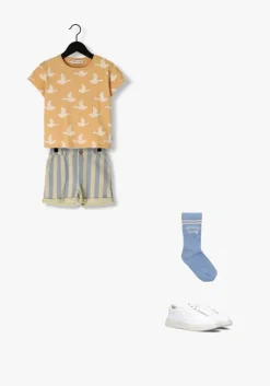 beige sproet & sprout t-shirt t-shirt goose print