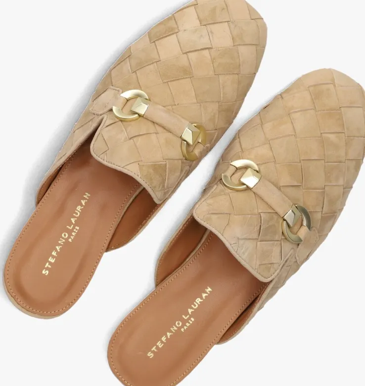 beige stefano lauran instappers d24083