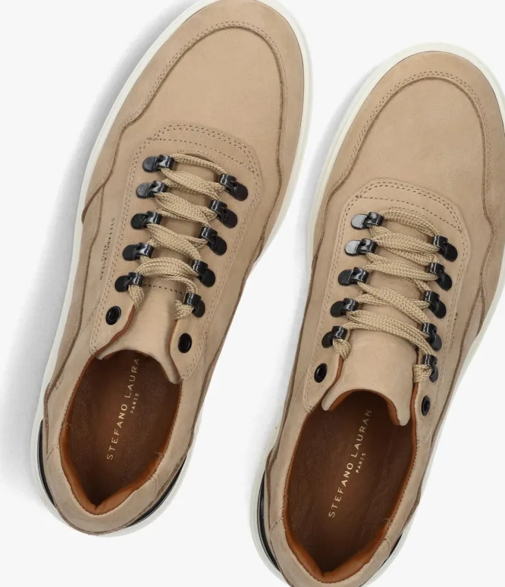 beige stefano lauran lage sneakers lj2502
