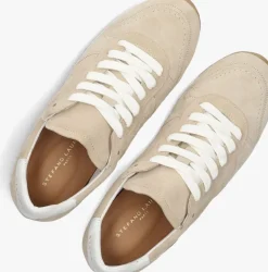 beige stefano lauran lage sneakers 1slick103