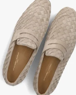 beige stefano lauran loafers 6026