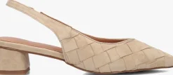 beige stefano lauran slingbacks d24062