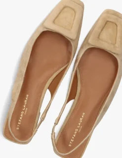 beige stefano lauran slingbacks 58577a