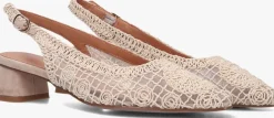 beige stefano lauran slingbacks d24059