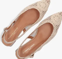 beige stefano lauran slingbacks d24059