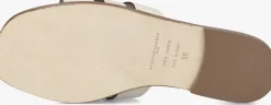 beige stefano lauran slippers 24152