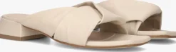 beige stefano lauran slippers siena