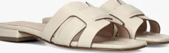 beige stefano lauran slippers 24050